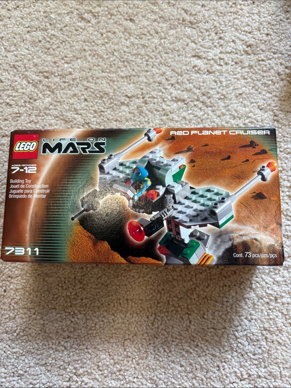 Lego 7311, RED PLANET CRUISER, Martian Altair, New in SEALED Box, RARE & RETIRED